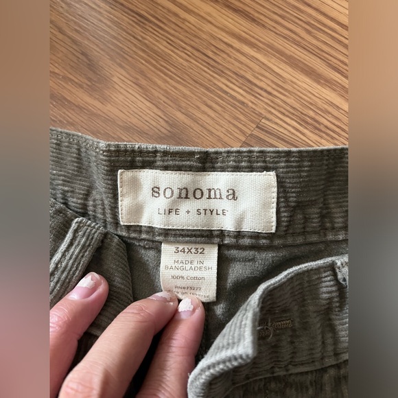 Gray corduroy pants - Picture 2 of 3